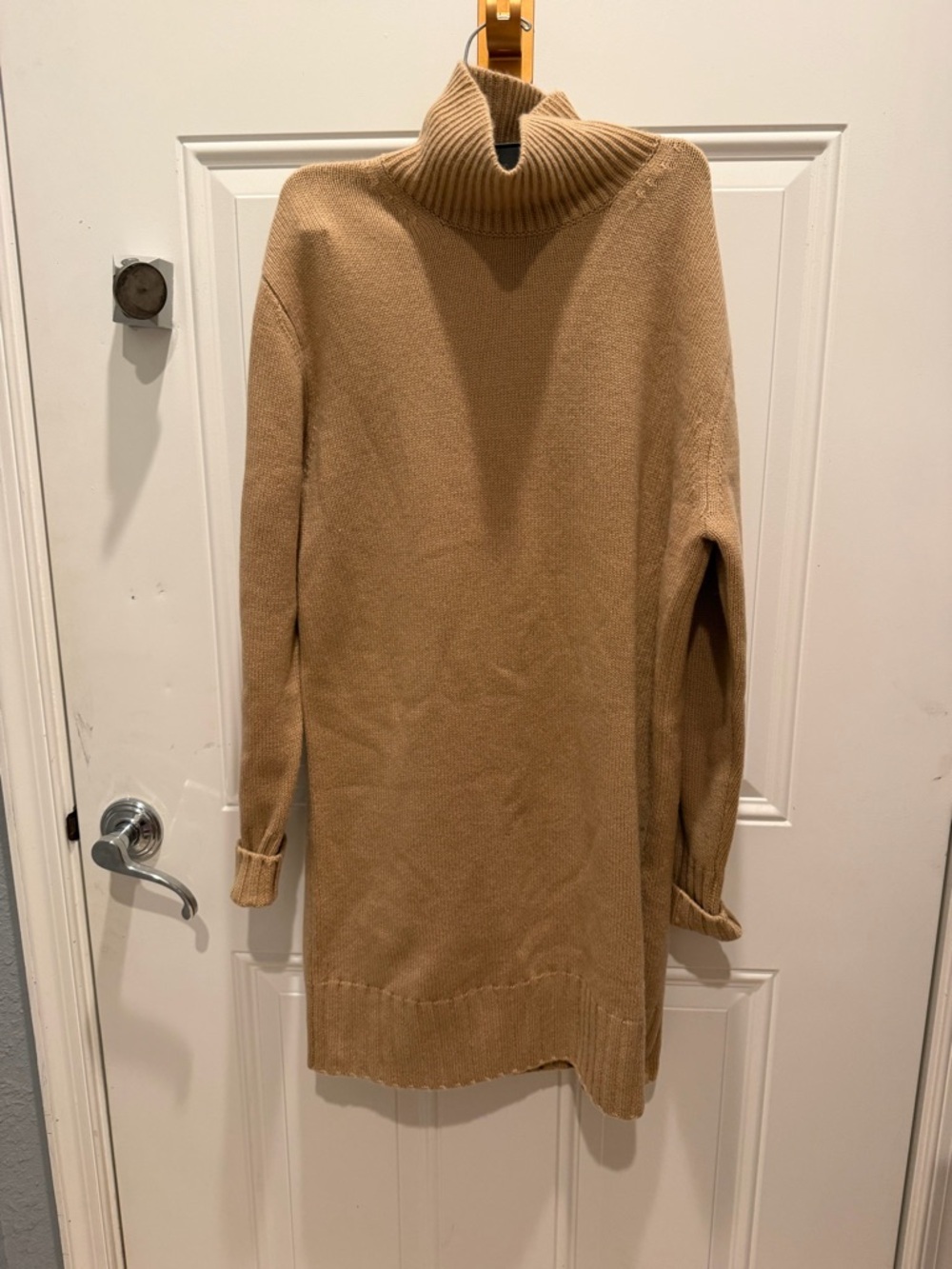 Naked Cashmere Gianna Mini Dress Camel Turtleneck Sz M — image 2 of 5